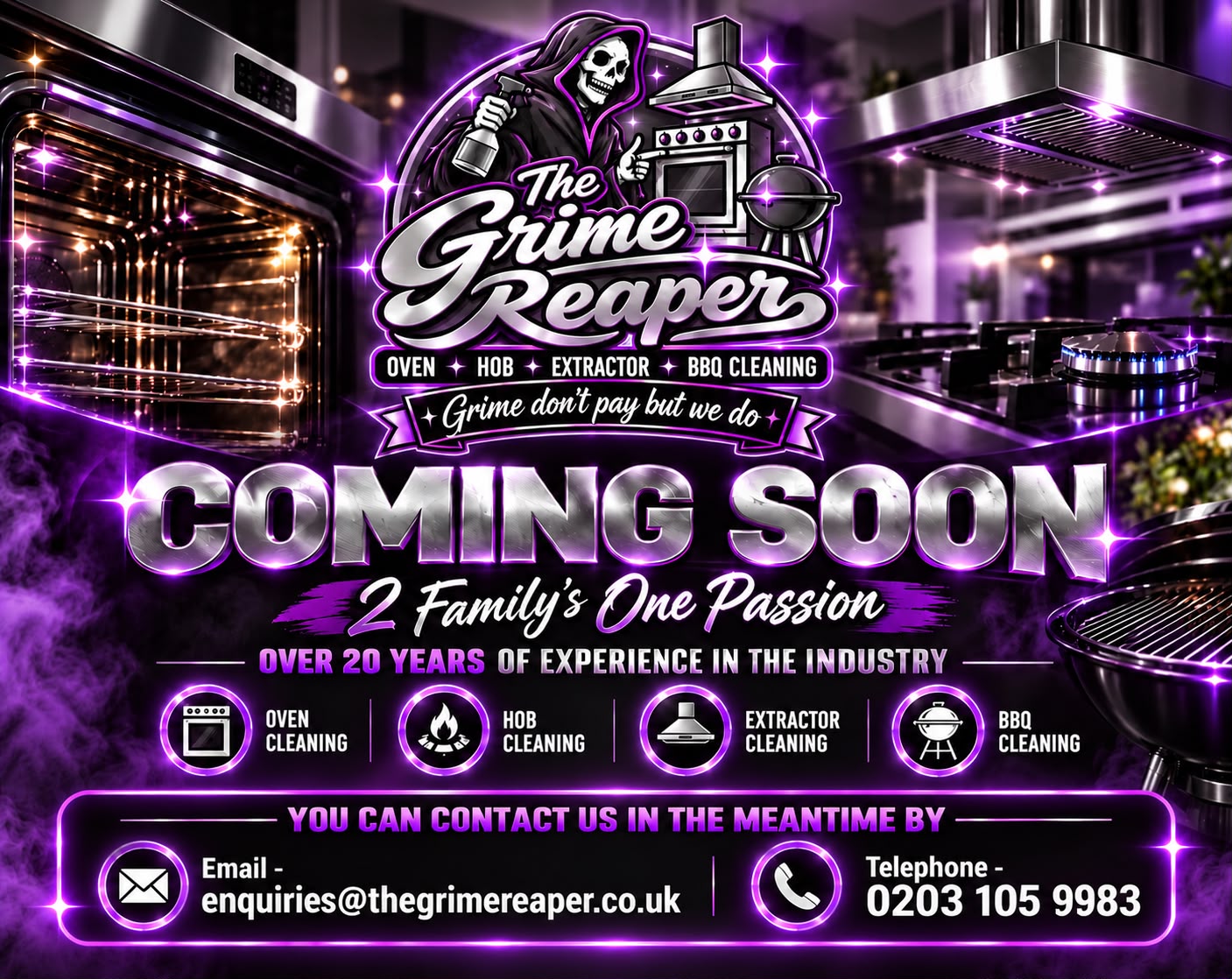 The Grime Reaper launch announcement — January 5th, 2027